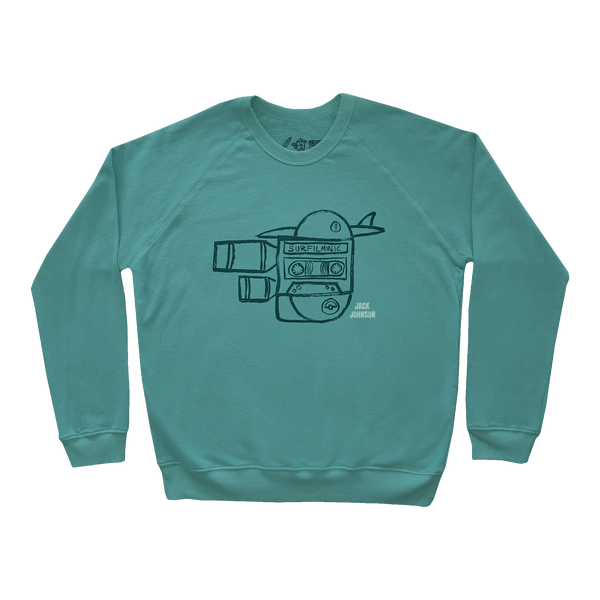 SURFILMUSIC Crewneck - Lagoon Green