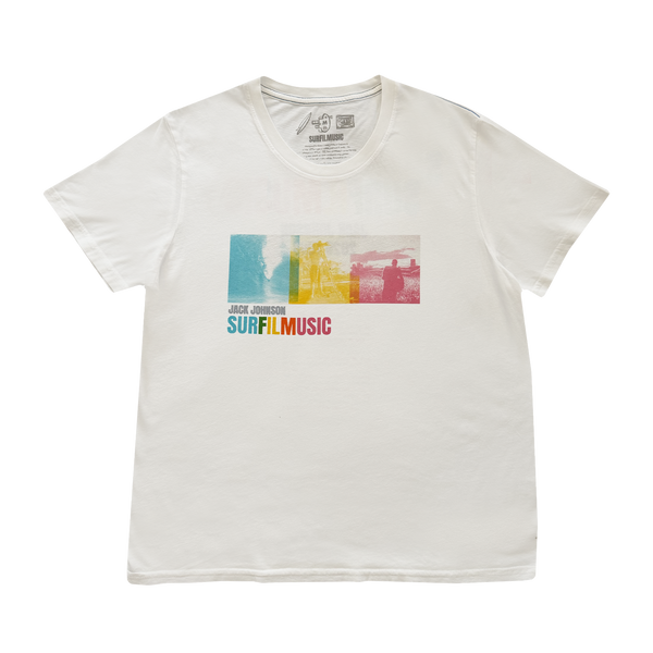 SURFILMUSIC Women's Tour Tee - Coconut Milk