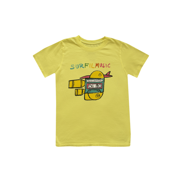 SURFILMUSIC Youth Tee - Buzzy Bee Yellow