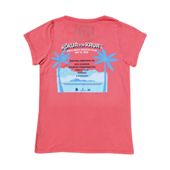 Ladies Coral Kauai Benefit Tee