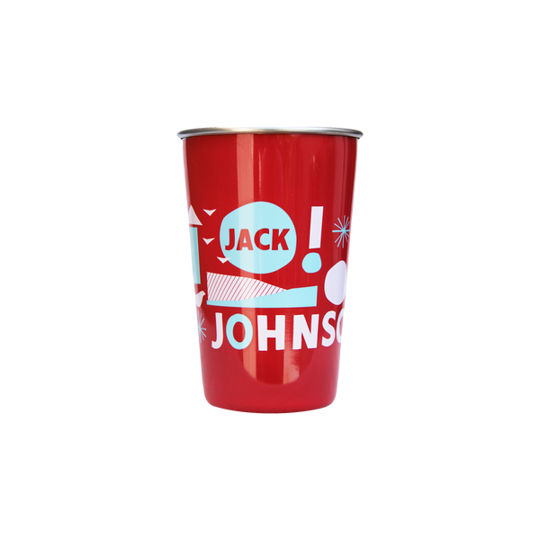 Steelys Reusable 16 Oz Red Pint Cup