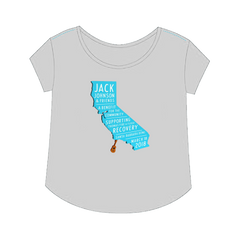 Ladies Silver SB Bowl Benefit Tee