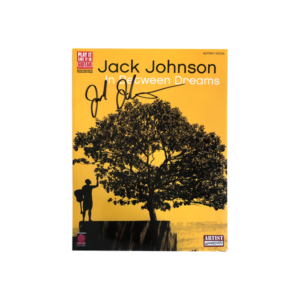 Jack Johnson In Between Dreams Songbook - Signed