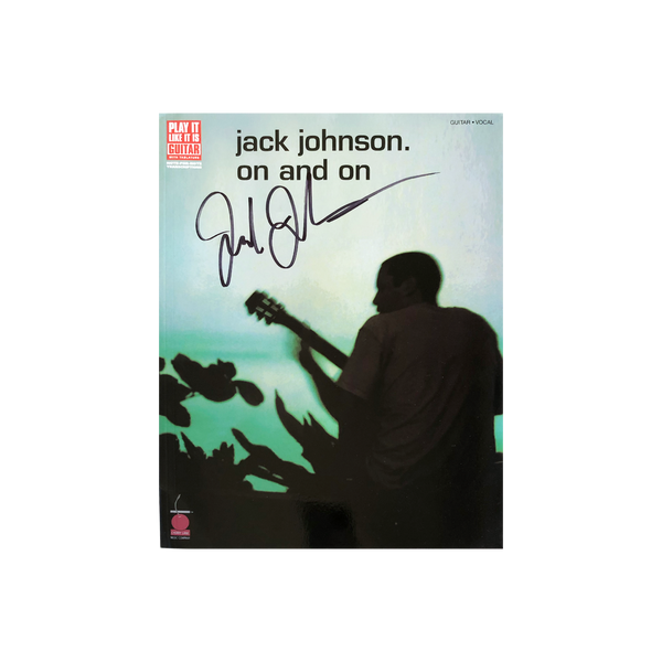 Jack Johnson On And On Songbook - Signed