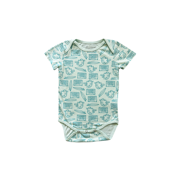 Baby SURFILMUSIC Onesie - Sea Foam