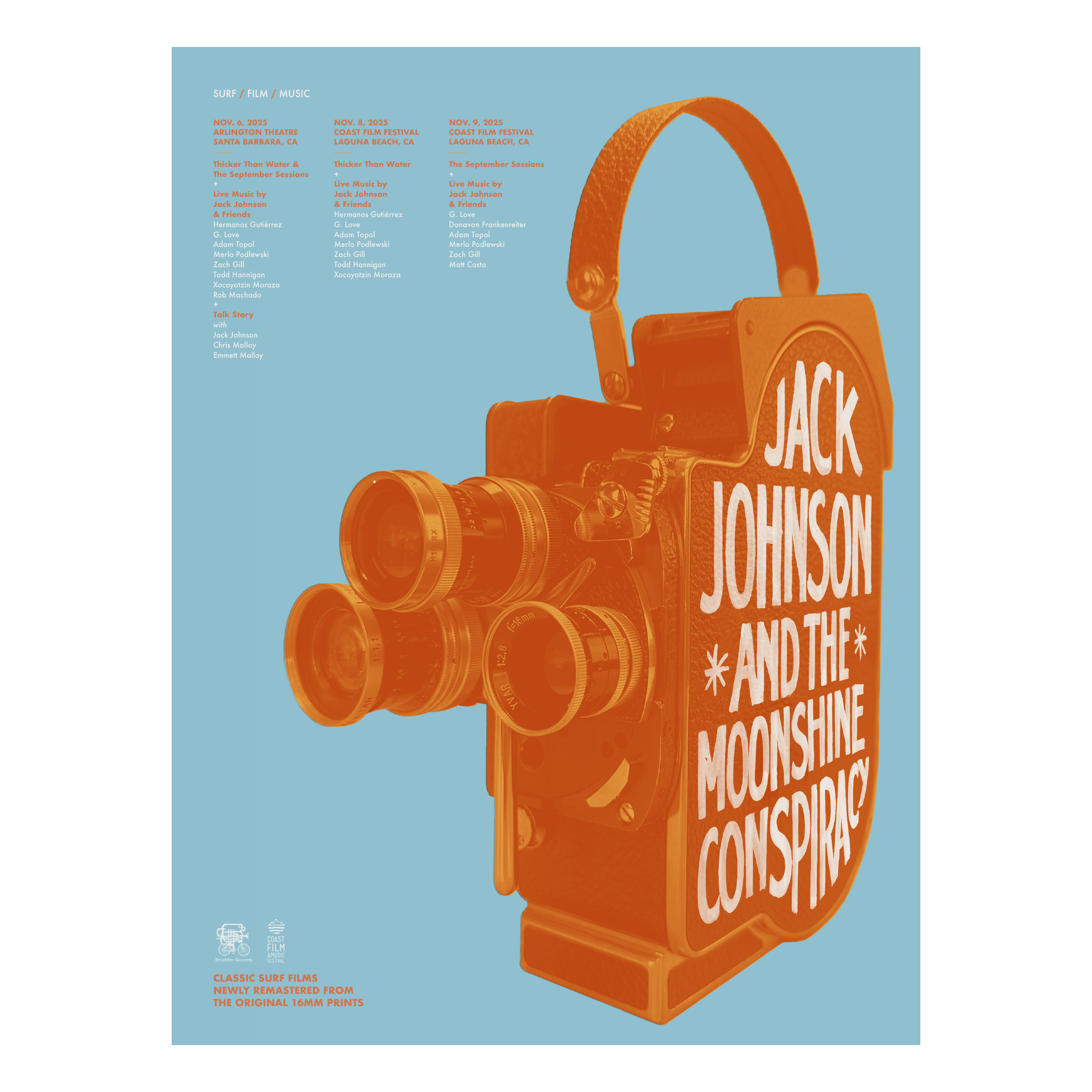 The Moonshine Conspiracy Tour Poster | Featured | Jack Johnson