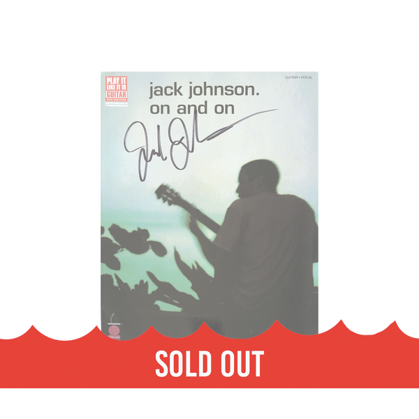 Jack Johnson On And On Songbook - Signed