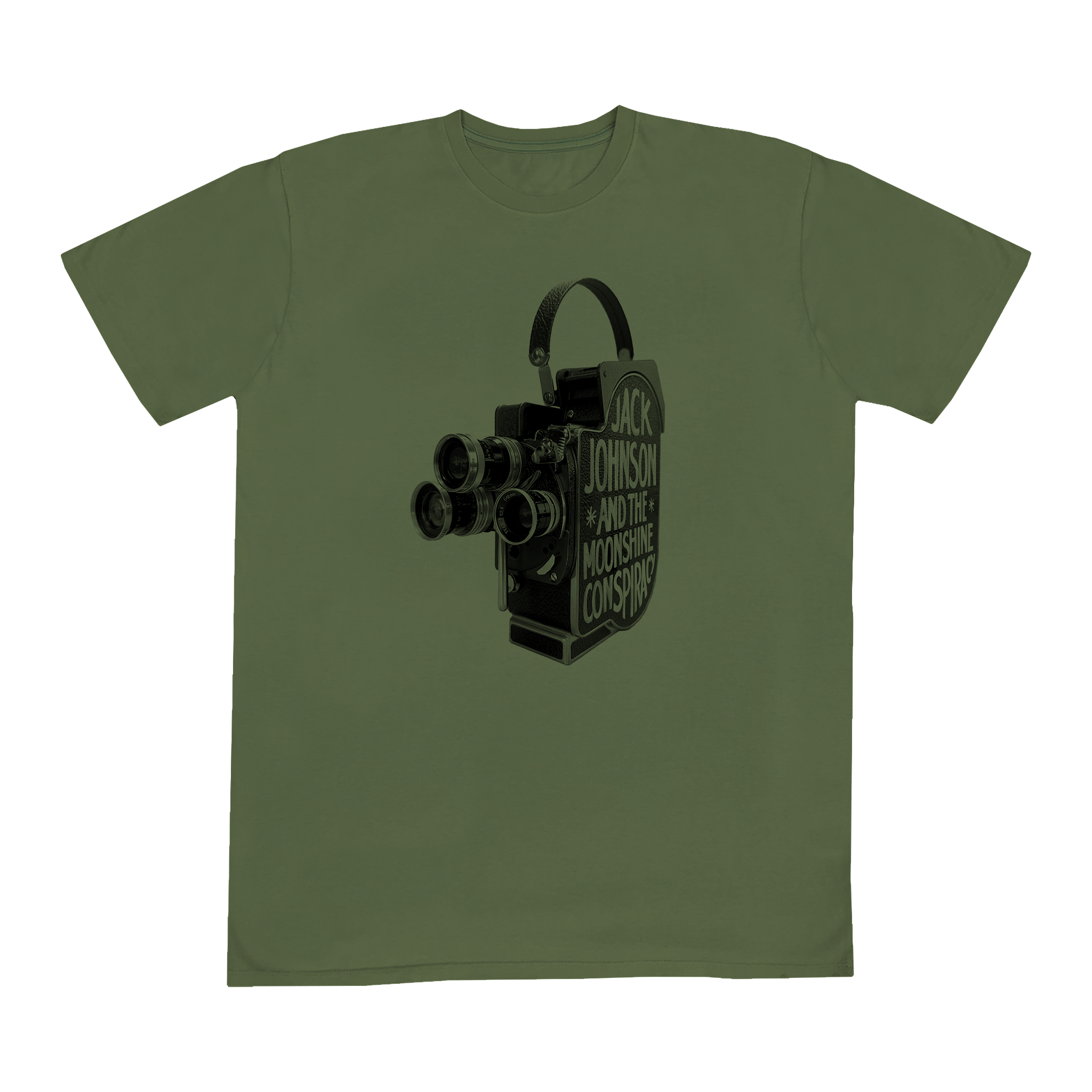Bolex Camera Unisex T-Shirt - Bronze Green | Featured | Jack Johnson