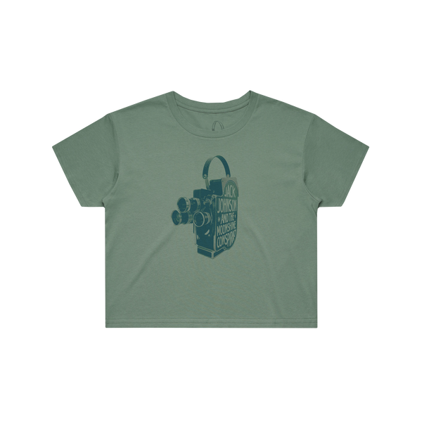 Bolex Camera Women's Boxy Crop - Sage