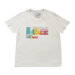 SURFILMUSIC Women's Tour Tee - Coconut Milk
