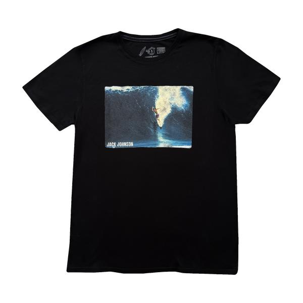 Surfer Photo Tee - Black