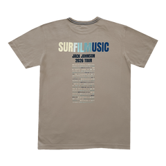 SURFILMUSIC Unisex Tour Tee - Kava