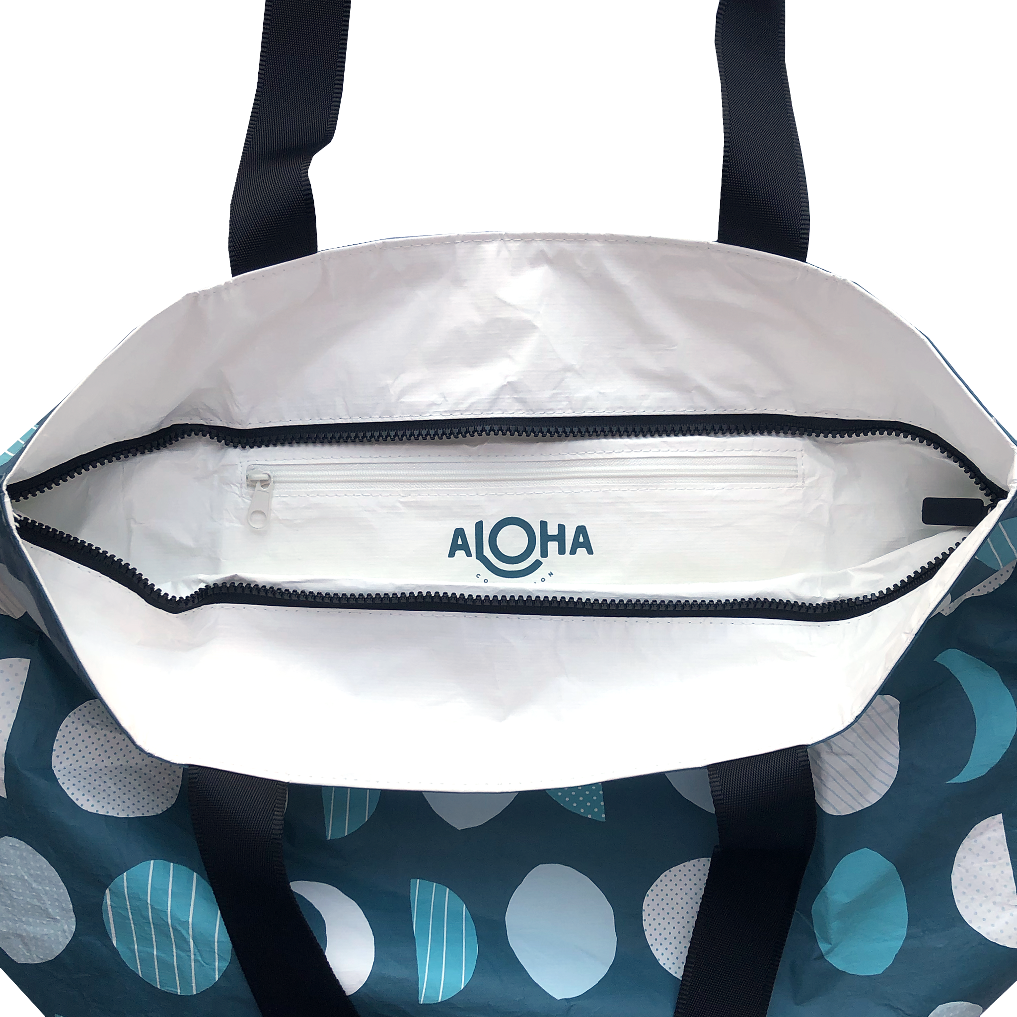 Meet The Moonlight Aloha Collection Zippered Tote Bag
