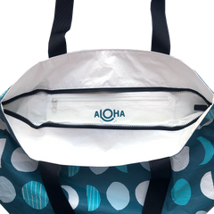 Meet The Moonlight Aloha Collection Zippered Tote Bag