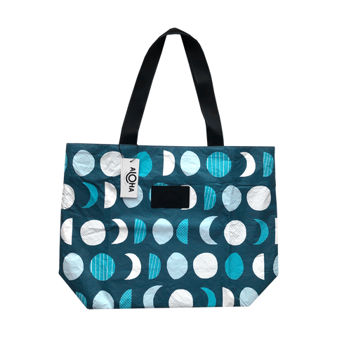 Meet The Moonlight Aloha Collection Zippered Tote Bag