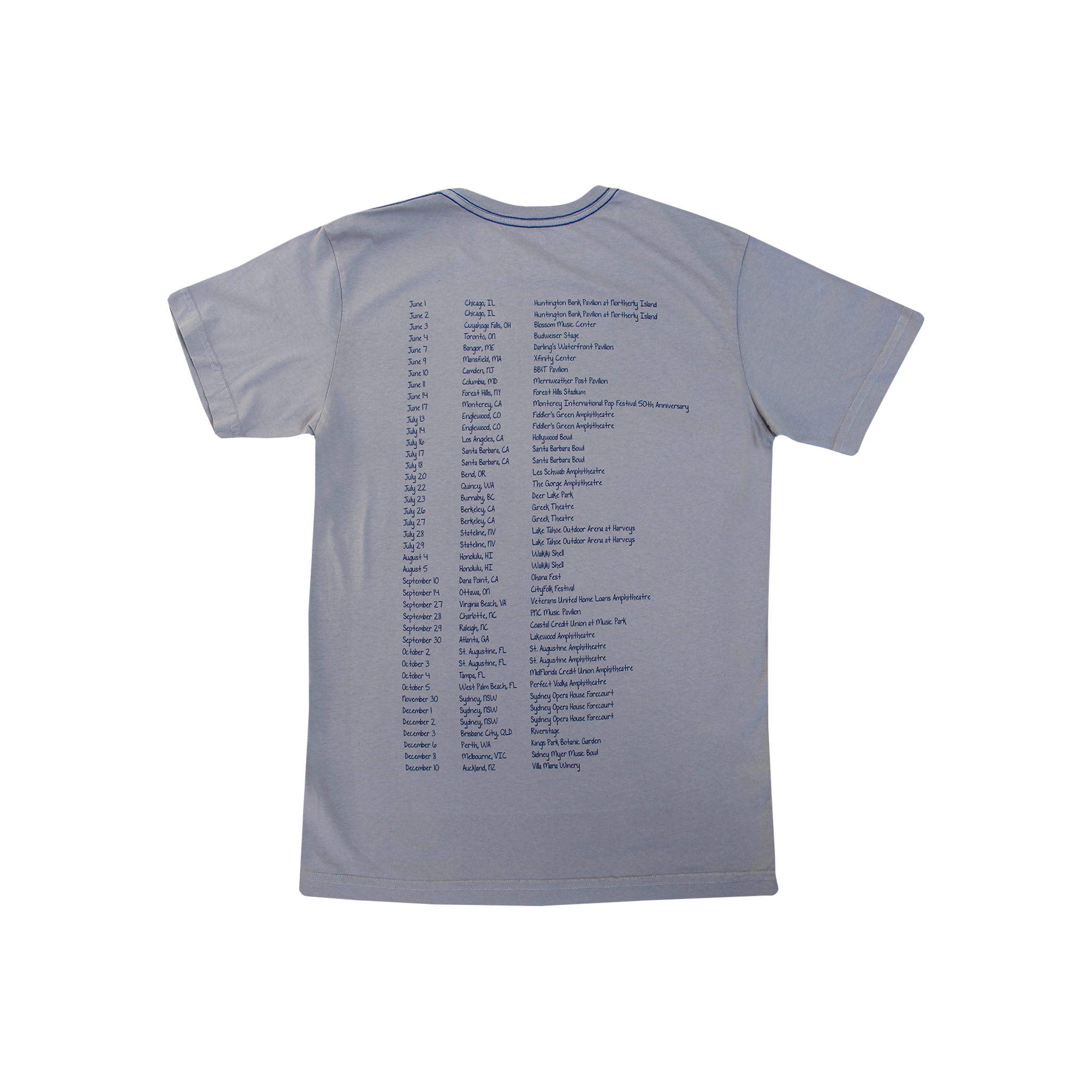 Herren T-Shirt Jack Johnson - Graues Baumwollshirt Super Soft