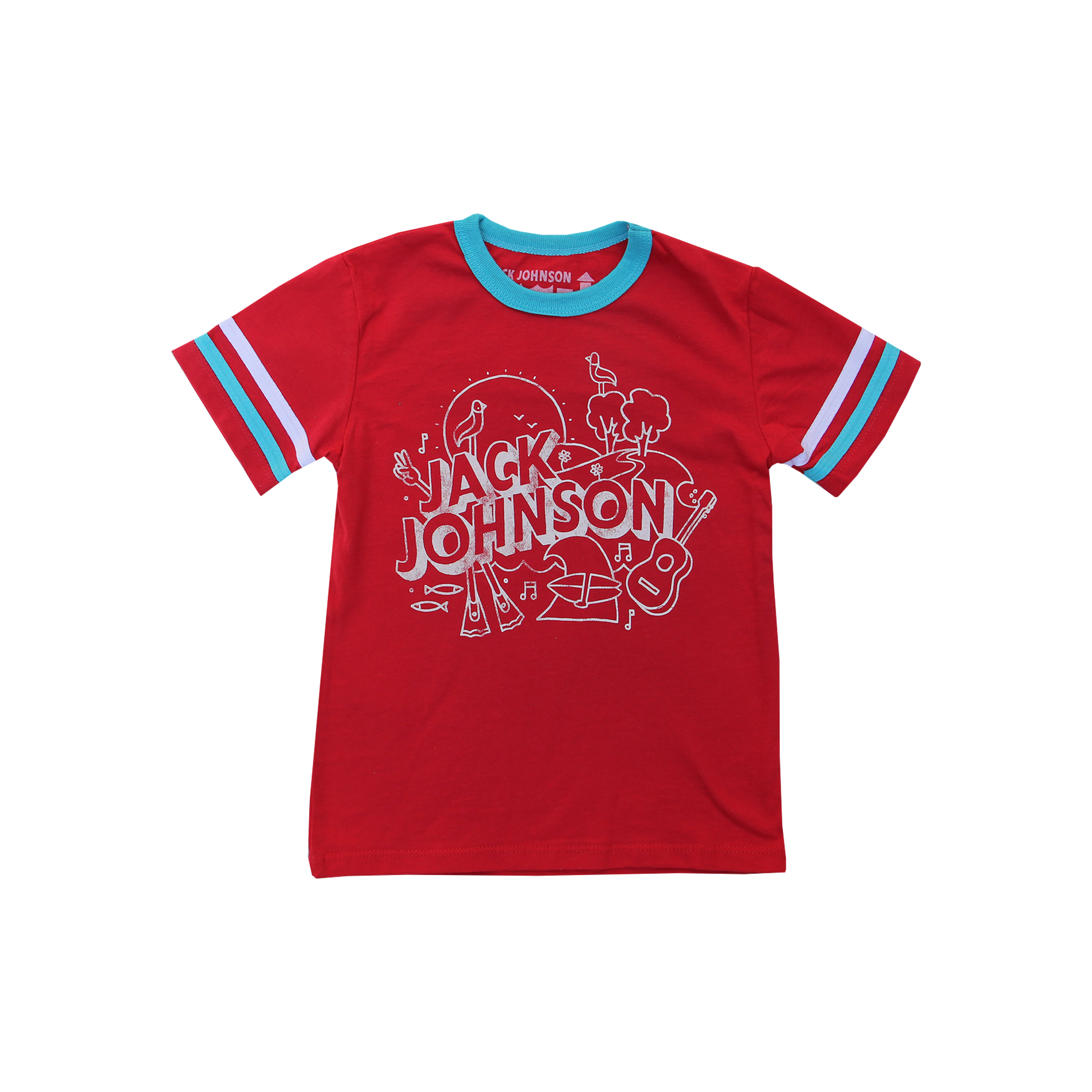 Kid's Red Football Tee | Featured | Jack Johnson