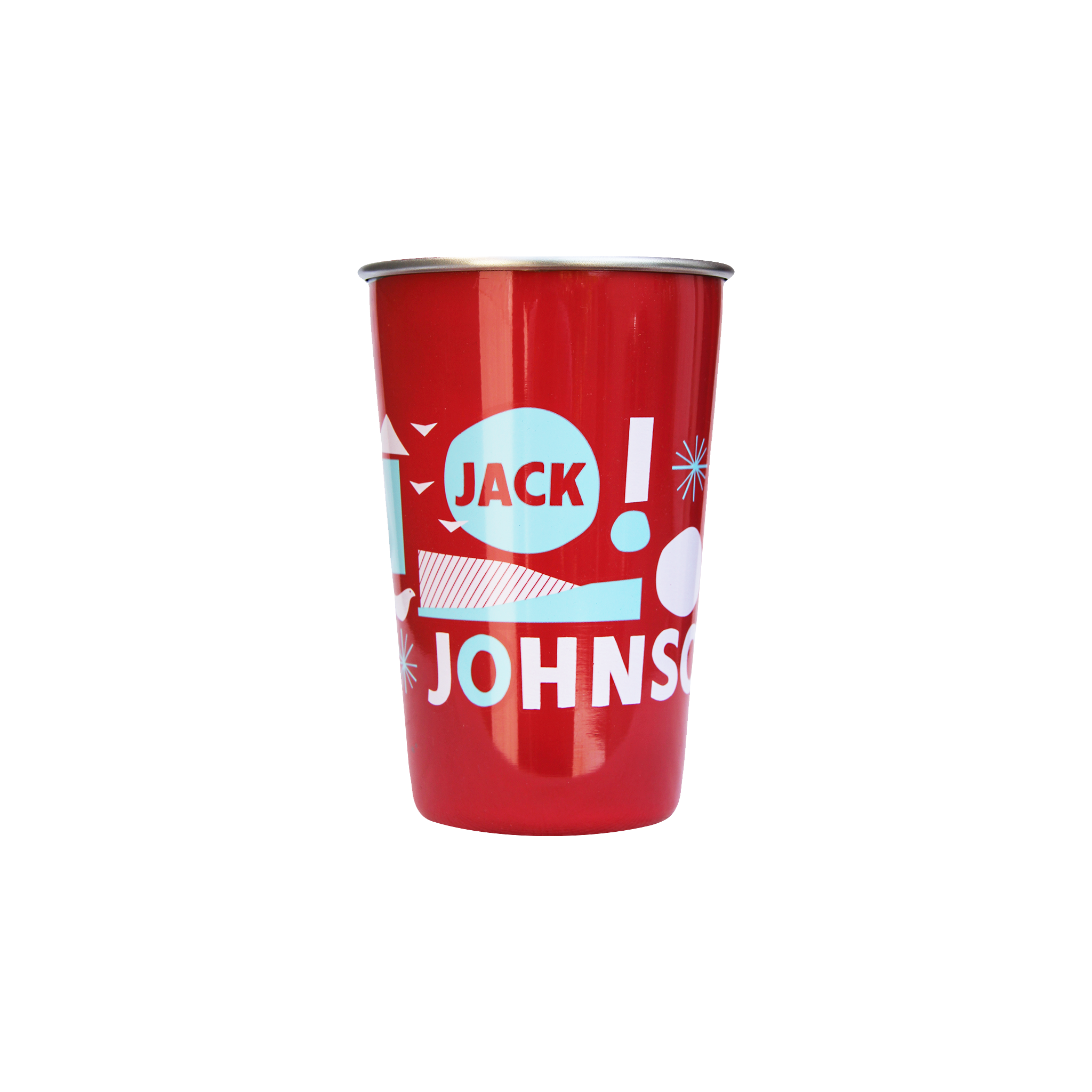 Steelys Reusable 16 Oz Red Pint Cup | Featured | Jack Johnson